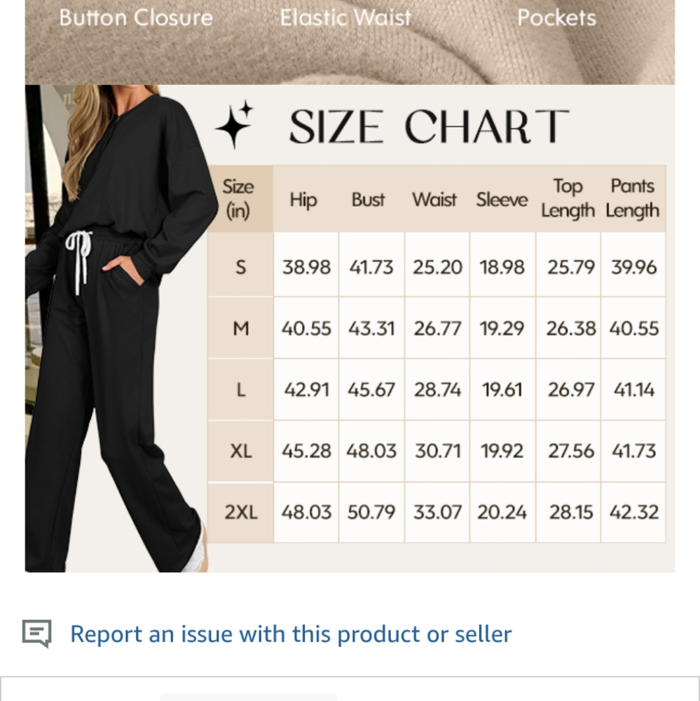 Set Of 2 Women's Pajama Or Travel Wear Matching Sets. - Picture 2 of 5
